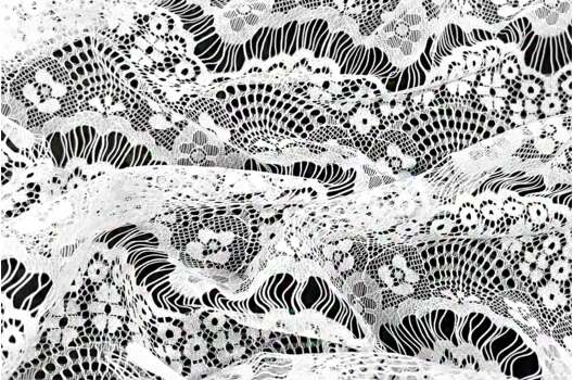 Гипюр Реснички, белый